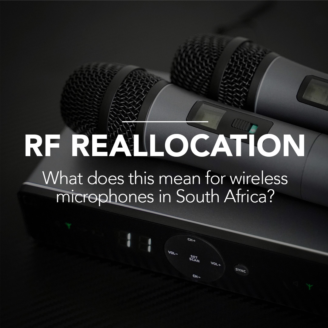 RF Reallocation What does this mean for wireless microphones in